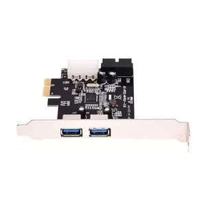 Connecteur USB 30 PCI-E PCI Express 19 broches USB30 15 broches SATA, Super vitesse, profil bas, Chnab