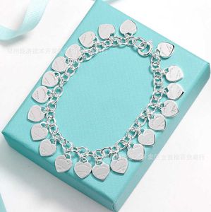 Tiffays – pendentif multi-amour, chaîne épaisse, Bracelet OT pour petite amie, donne la simplicité 2PFD