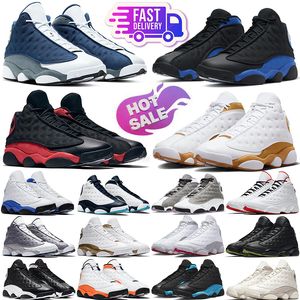 13 13s basketbalschoenen voor heren ontwerper Black Cat Hyper Royal Bred Chicago Playoffs Del Sol Flint Lucky Green Playground heren trainers sport sneakers