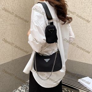 Mode Top Qualité 3 pièces ensemble sac de créateur femmes sacs à bandoulière marque sac à bandoulière véritable sacs à main en nylon sacs à main dame fourre-tout sac à main 10A portefeuille sac à main fille sac à main