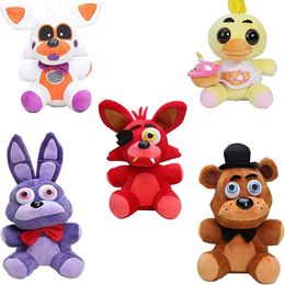 Hot Toy Designer Teddy Bear Plush Toy Cartoon Game Baby Bear Amina Butterfly Bunny Plushie 18cm Bunny Stuff Cute Bear Dread Bear Rabbit Plush Toy Kid Gevulde dieren