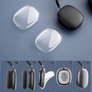 Coque de protection transparente chaude pour écouteurs sans fil Max Bluetooth avec emballage de vente au détail