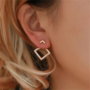 Chaude À La Mode Mignon Sans Nickel Boucles D'oreilles De Mode Bijoux Boucles D'oreilles Carré Boucles D'oreilles Pour Les Femmes Brincos Déclaration Boucles D'oreilles GC2122