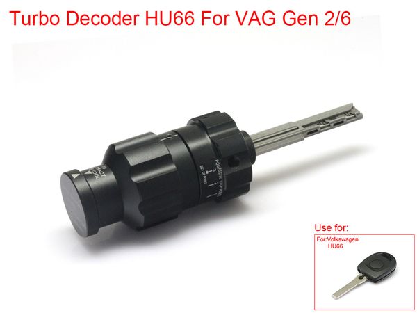 Turbo decodificador HU66V.2 para VAG Gen 2/6 abridor de puerta de coche HU 66 Volkswagen herramienta de selección de cerradura herramienta de cerrajero