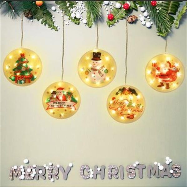 Hot USB led glaçons guirlande décoration de Noël lumière chambre décoration guirlandes colorées Père Noël guirlandes lumineuses