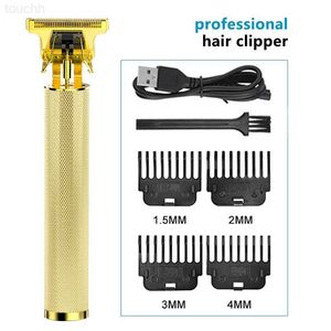 Hot USB oplaadbare Clipper Professional Barber Shaver Trimmer Beard Men Hair Cutting Machine Electric Razor L230823