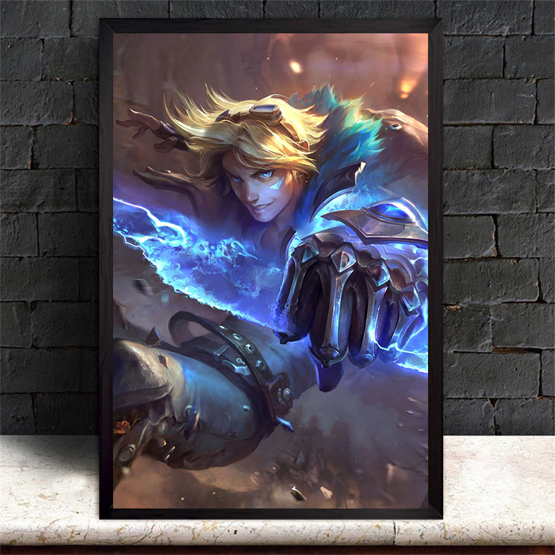 Hot Video Game League of Legends Splash Art Canvas Painting Posters and Prints Modern Wall Pictures Gifts for Room Home Decor