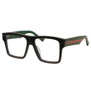 ANDITA GG montures de lunettes de soleil design pour hommes et femmes femmes hommes monture noire vert jambes rouges lunettes rétro carrées 0962 plaine avec lentilles de revêtement EMI avec boîte d'origine