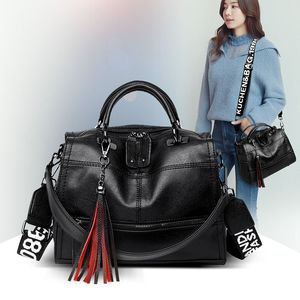 Heet vintage lederen kwasten luxe handtassen vrouwen tassen designer handtassen hoge kwaliteit dames hand schoudertassen voor vrouwen 2020