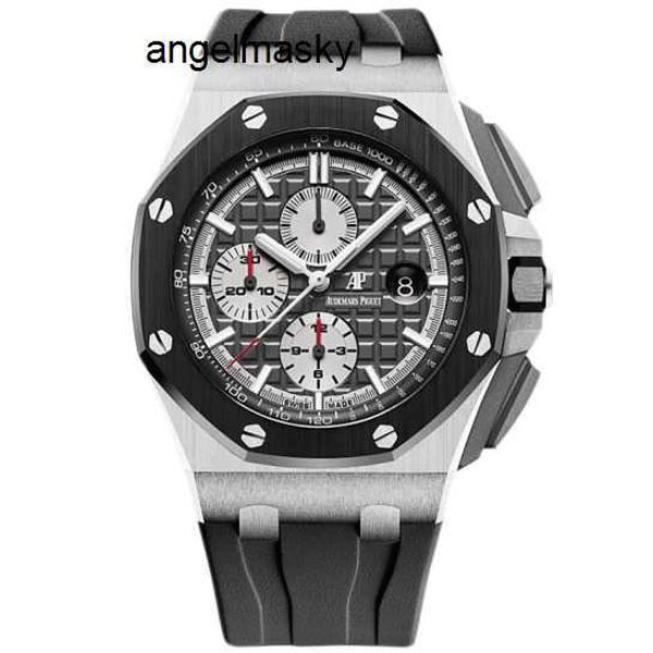 Reloj caliente Elegance AP reloj Royal Oak Offshore Series titanio automático mecánico reloj para hombre 26400IO.OO.A004CA.01