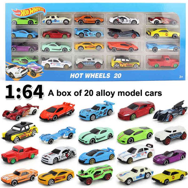 Hot Wheels-Mini modelo de aleación mixta para niños, pista fundida ESS BSC 20, paquete de coches, juguetes para niños, regalo de cumpleaños