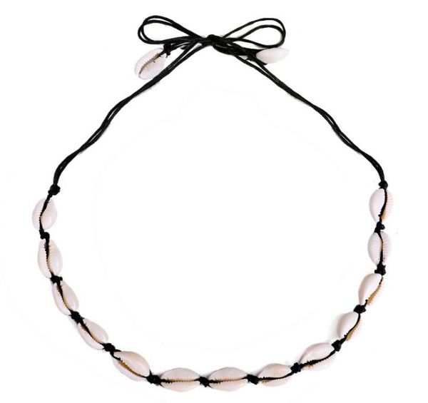 Collier de coquillage de conque blanc chaud femmes bijoux été plage coquille bohème corde colliers de perles collier fait main femme cadeau GB1107