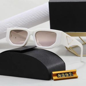 Lunettes de soleil signature triangulaires blanches chaudes pour femmes lunettes homme Adumbral polarisées antireflet anti UV lunettes lunettes américaines lunettes de soleil de luxe hommes