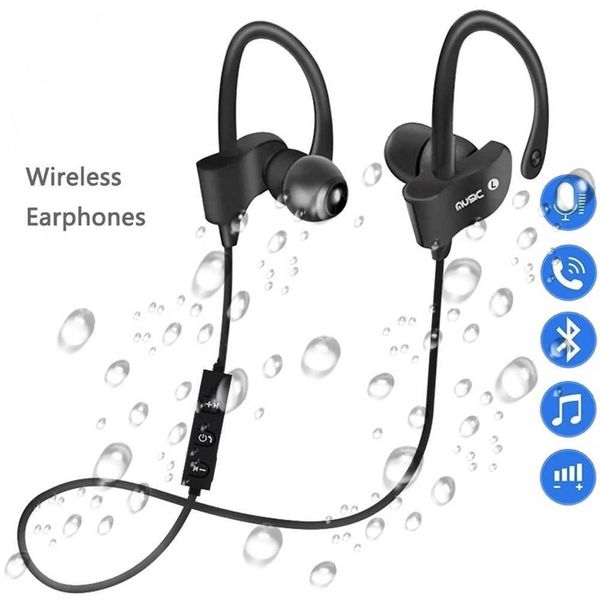 Auriculares inalámbricos antipérdida con control por cable, tapones para los oídos para música, auriculares deportivos Bluetooth HKD230828 HKD230828