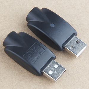 MOQ 20 UNIDS Cargador USB inalámbrico eGo Cigarrillo electrónico adaptador de carga negro para todas las baterías de 510 hilos ecig e-cig