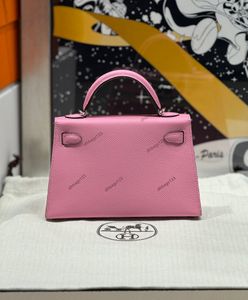 Bolso de diseñador para mujer CALIENTE bolso rosa bolso de verano bolso blanco bolso de mensajero bolso de dama bolso pequeño Bolso Epsom con letras de bloqueo simple bolso de diseñador bolso cruzado plateado y dorado bolso para mujer 10a