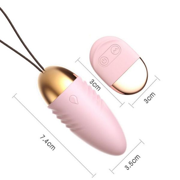 Femme chaude vibratrice imperméable Oeuf G-spot clitoris Femme Masseur personnel Sexy Produits avec télécommande Sy998