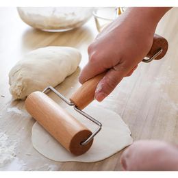 Hete houten rollen, handdeegroller voor gebak, chapati, pasta, bakkerij, pizza.Keukengereedschap Dubbele hoofdrolspen