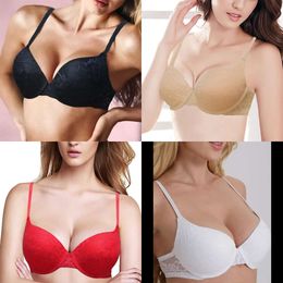 Hot Yandw Sales Beautifier Bra de broderie pour femmes Lace Push Up Floral Ladies Sexe Sexe Taille européenne BH BRALETTE LINGERIE 201202