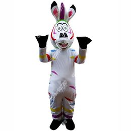 Hot Zebra Mascot Costume Anime Carnival Performance Apparel AD ADS ALVERKRIJGEN