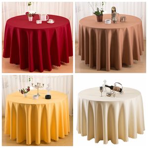 Hôtel Banquet Table Cloth Desktops Décoration Cuisine Salle À Manger Tables De Mariage Jupe De Bureau Anti-Poussière Décor Couverture Tissu BH5979 WLY