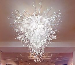 Lampenhotel Handgeblazen Glas Kroonluchters Lichten Moderne Art Decoratie LED Flush Mount Plafondverlichting te koop