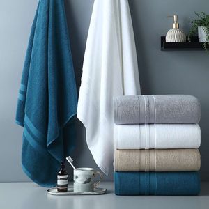 Serviettes de bain en coton pur pour hôtel, 500g/m², ensemble épais de 140g, multicolore, absorbant l'eau, douce, entreprise de broderie