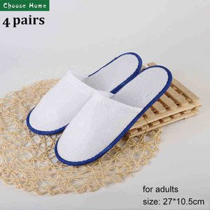 Zapatillas de hotel para niños, hombres, mujeres, zapatillas desechables no tejidas, zapatillas de viaje baratas para adolescentes cerradas J220716