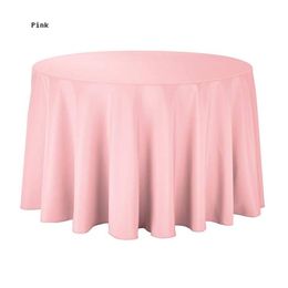 TABEL TABELE TAFELLOKE SILIDE ROUND POLYESTER TABLE DIKE VOOR KERSTMISHOUD PARTY Hotel Restaurant Banquet Decor SN4732