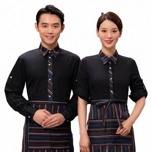 Hotel Werkkleding Herfst Winter Kleding Westerse Hot Pot Winkel Uniform Mannen En Vrouwen Restaurant Catering Wachten D7OM #