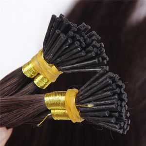 Hotsale 16 18 20 22 24 pouces couleur naturelle pré-collés indien remy cheveux i tip stick tip 1g s 300s pc 60 blond platine