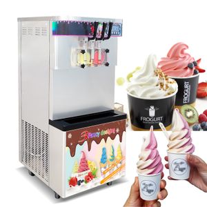 Livraison gratuite à Door USA ETL CE Franchise Taylor 3 Slavors Yogourt Machine à crème glacée Soft