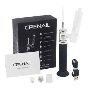 Hotsale CPENAIL kit 1100mah Portable Wax Pen Dab Rig Nail Pot Ceramic Quartz Electric H GR2 pure Ti Vaporizer Vapor Glass bongs kits