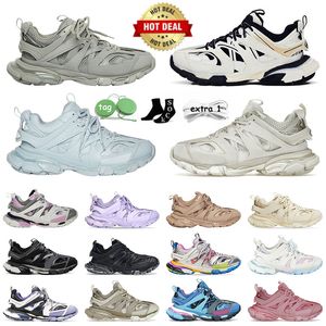 Hotsale Designer-Freizeitschuhe, Jogging-Turnschuhe, Top-Qualität, Tracks 3.0, Sport, Mode, Herren, Plateau, Damen-Trainer, Paris, Wandern, dunkles Taupe, Schwarz, Outdoor-Sport, 35–46