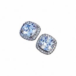 Hotsale oorbellen studs voor mannen dames oorbellen goud vergulde bling cz diamd stek oorbellen voor mannen vrouwen leuk cadeau a9kg#