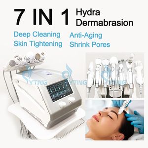 7 en 1 Hydra Water Peel Microdermabrasion Machine Rajeunissement de la peau Soins du visage Hydro Dermabrasion Facial Clean Oxygen Jet
