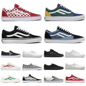 fashion old skool van skateboard designer shoes black white mens shoes womens Plate-forme Canvas Shoes casual sneakers trainers outdoor flat size 36-44