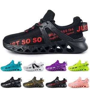 Hotsale Hommes Femmes Chaussures de course Entraîneur Triple Noir Blancs Rouge Jaunes Violets Vert Bleus Orange Rose Clair Respirant Sports de plein air Baskets GAI