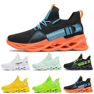 Hotsale niet-merk mannen vrouwen loopschoenen zwart wit volt gele heren trainers mode outdoor sport sneakers maat 39-46