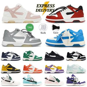 HOTSALE HORS OF OFFICE Designer Chaussures Men Trainers Ooo Low Tops Sports Sneakers Femmes Running Black Navy Blue Panda Olive Green Vintage Discours Outdoor Casual