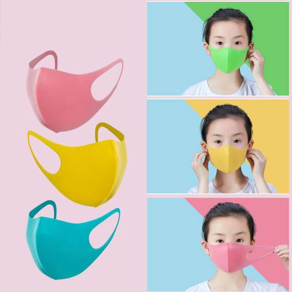 Hotvente enfants masques anti-pollution garçons filles PM2,5 masques de bouche de bande dessinée enfants anti-poussière contour d'oreille lavable masque de coton réutilisable