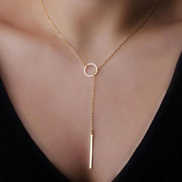 La plus chaude mode personnalité décontractée infini croix Lariat pendentif couleur or et couleur argent collier ras de cou femmes bijoux livraison gratuite