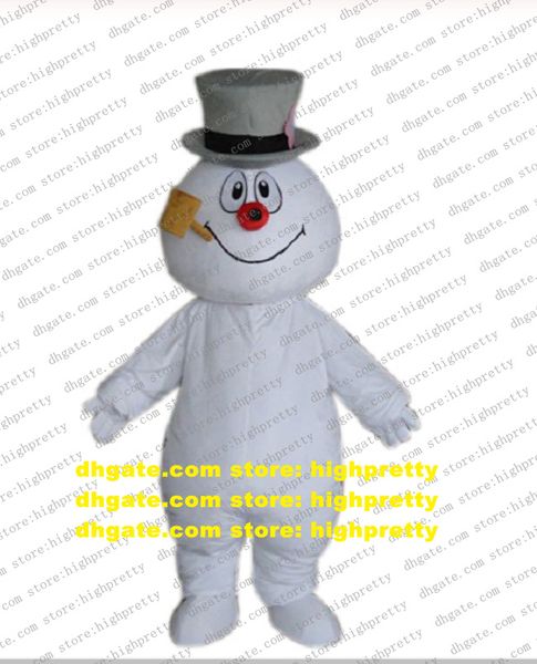 Disfraz de mascota de mascota de Hottest Frosty Mascot traje de personaje de dibujos animados para adultos.