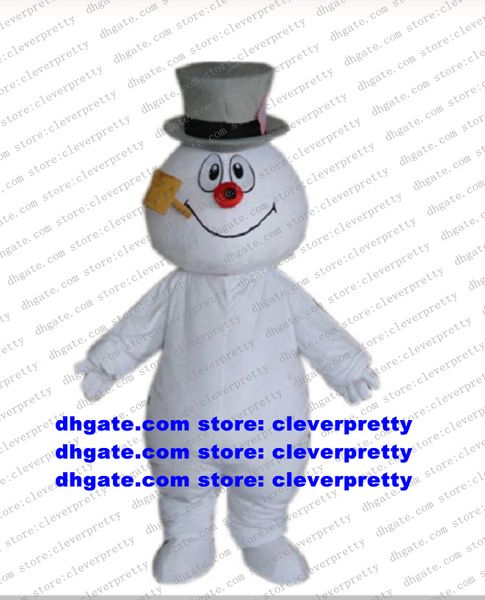 El disfraz de mascota muñeco de nieve escarchado más caliente personaje de dibujos animados para adultos traje de escenario propiedades mercado hipermercado CX038