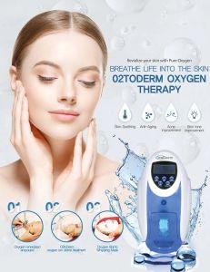 Heetste O2toderm zuurstof gezichtsmachine zuurstof spuitpistool spa Hydro exfoliator gezichtsverzorging huid vochtinbrengende crème apparaat Zuurstofkoepel in promotie