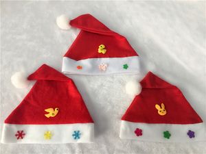 Heetste verkoop kerst decoratie kinderen cadeau mooie kinderen kerstmutsen prestatie tonen moq 10 stks snelle verzending