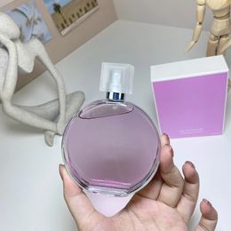 100 ml Pink Perfume Eau Tendre Chance Women Fragrance Air Rynersner Style Classic Temps durable Mademoiselle Lady Cologne