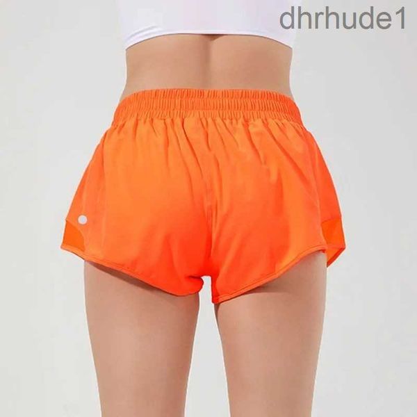 Hotty Hot Women Shorts High Waited Athletic avec doublure et poche zip Running Loose Workout Gym Yoga Sexy for Summer Breathable 88TG 07H7