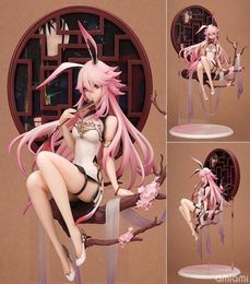 Houkai 3ème Sakura Yae Chine DrVer PVC Figure Houkai 3ème Sakura Yae Figure D'anime Sexy Fille Jouets 30 cm X05268989190