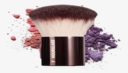 Zandloper 7 afwerking borstel gezicht poeder make -up teint Kabuki borstel ultra zachte synthetische vezel aluminium metalen kast bronzer COSM4063321